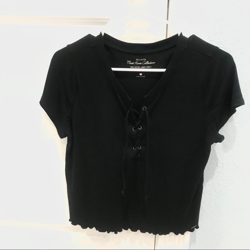 Hollister Lace Up Shirt